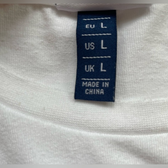 🎾🎾 ELLESSE LOGO HERITAGE LONG SLEEVE TEE WHITE - Picture 3 of 5